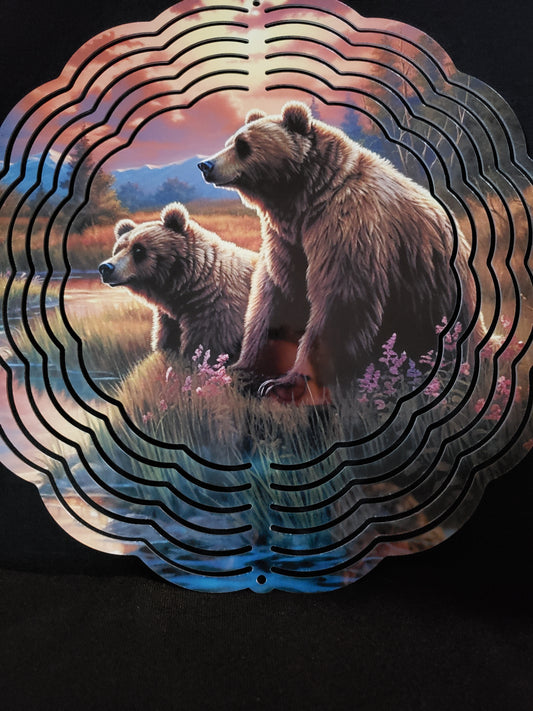 Wind Spinner Bear