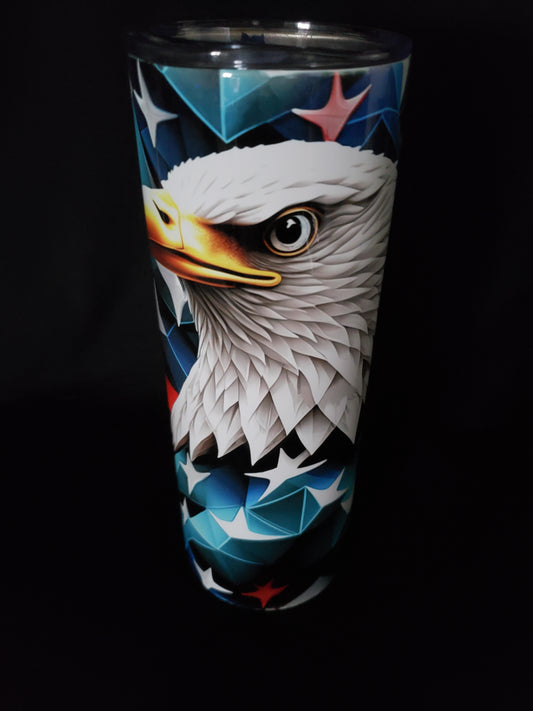 20oz tumbler Eagle