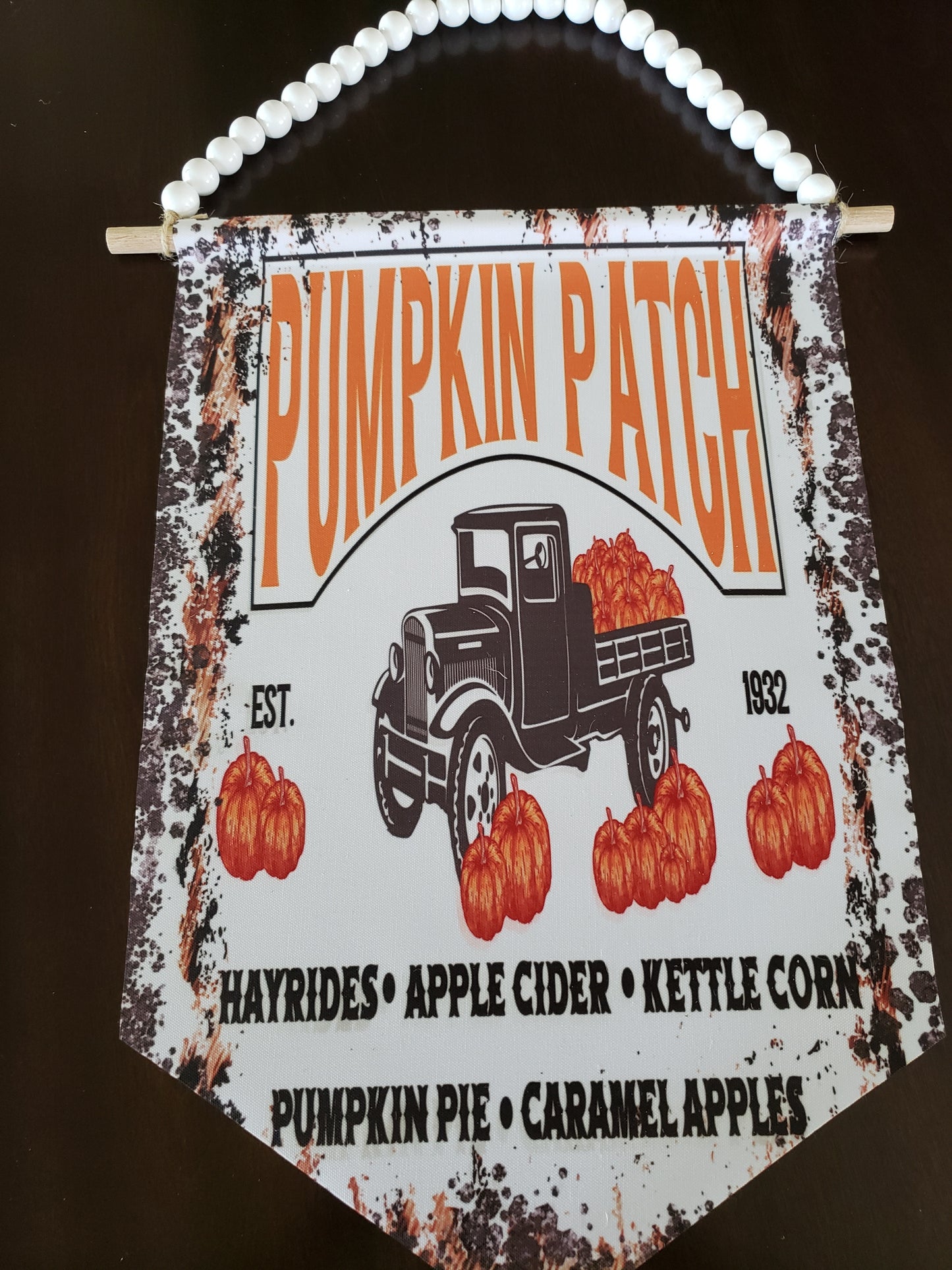 Canvas Banner hanger Pumpkin Patch