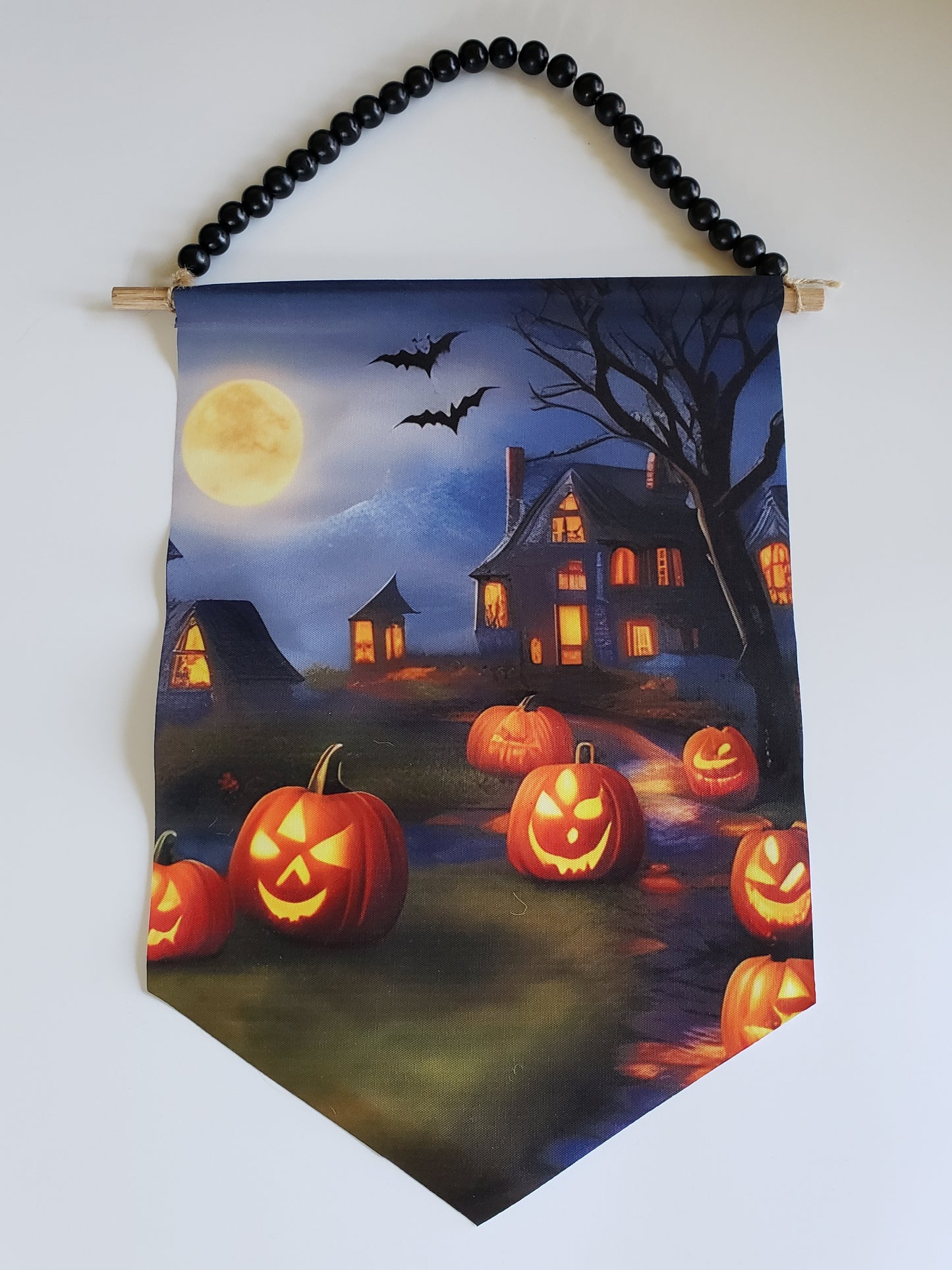 Canvas Banner haunted house