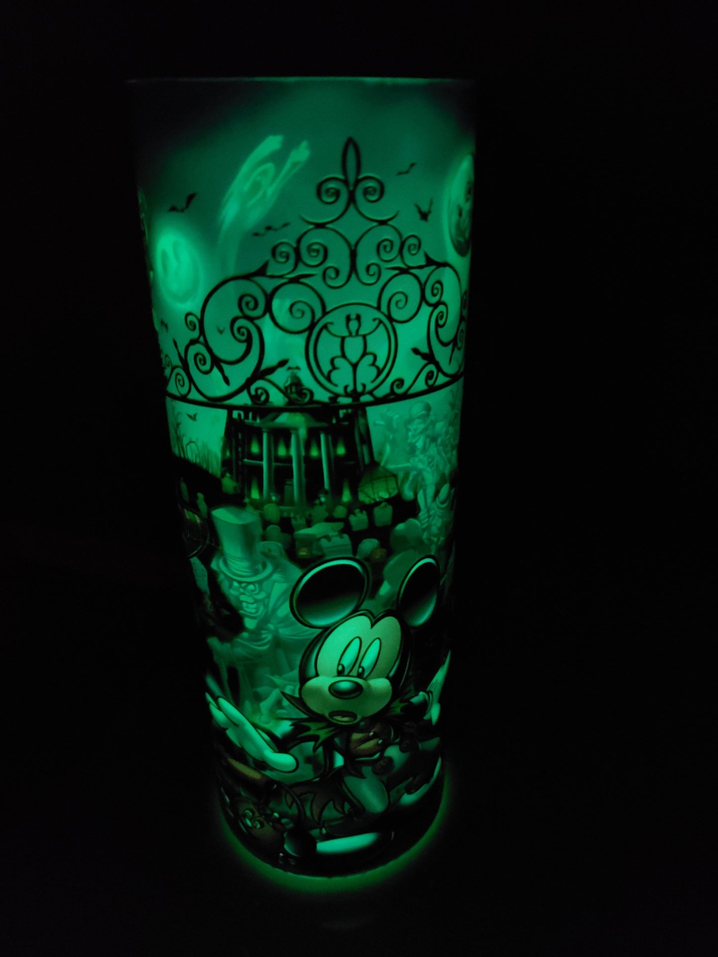 Glow in Dark 20oz tumbler Mickey and friends