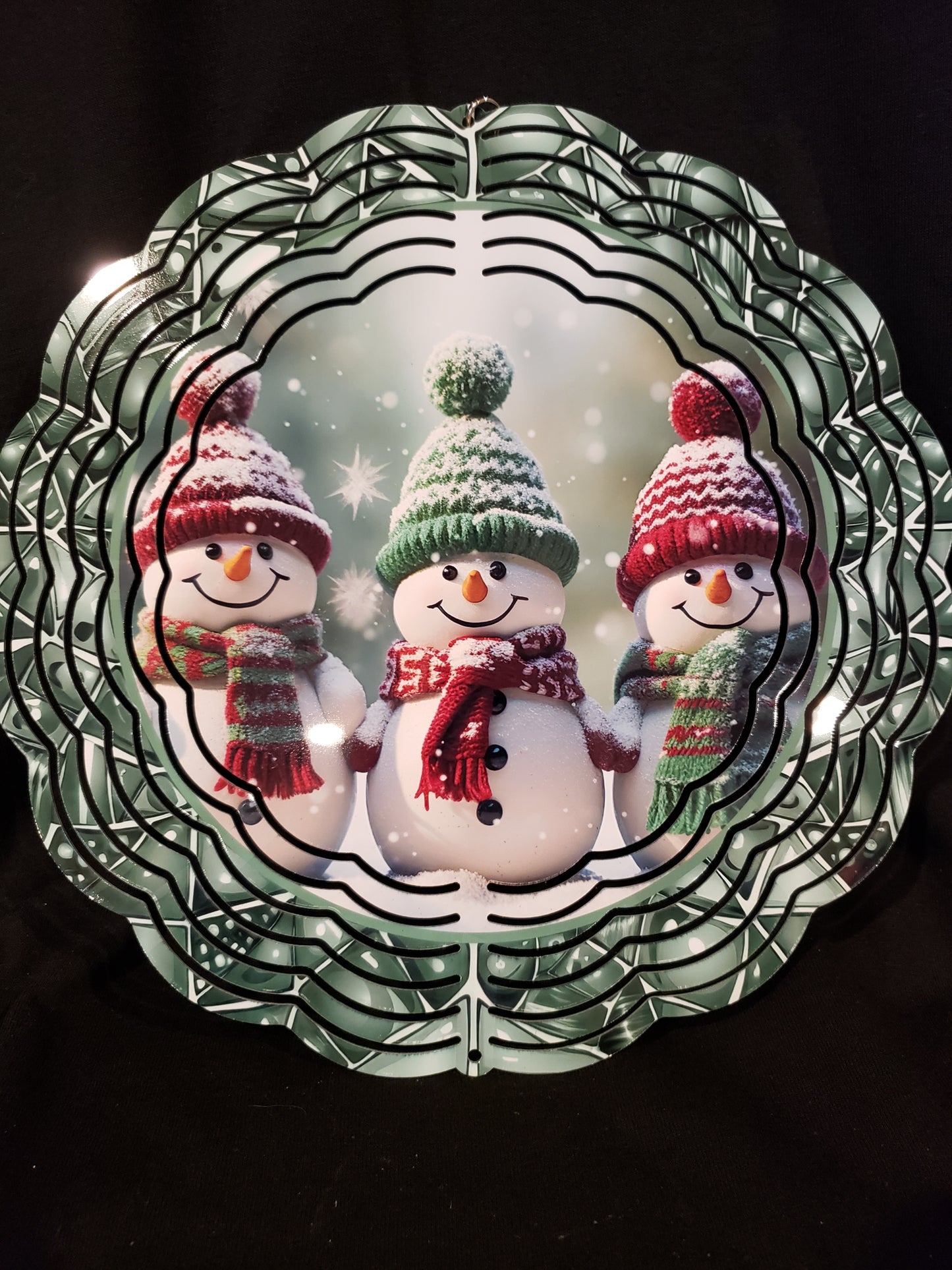 Wind Spinner 3 Snowmen
