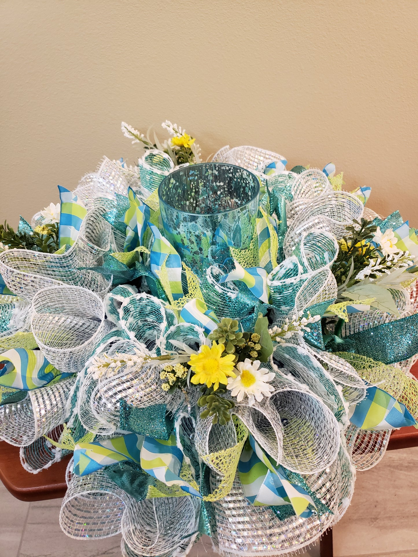 Centerpieces 3 different color opitions in Blue, Turquoise and Purple