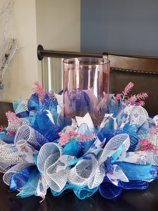 Centerpieces 3 different color opitions in Blue, Turquoise and Purple