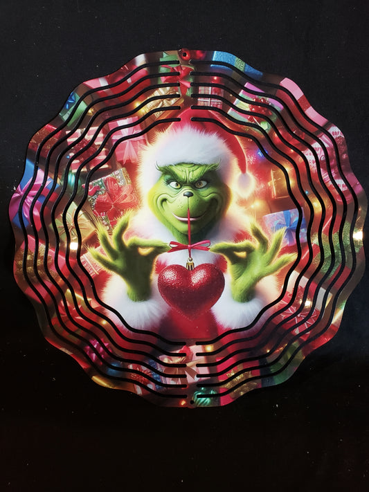 Wind spinner Grinch