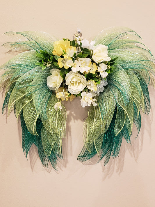 Angel Wings 3 Shades of green