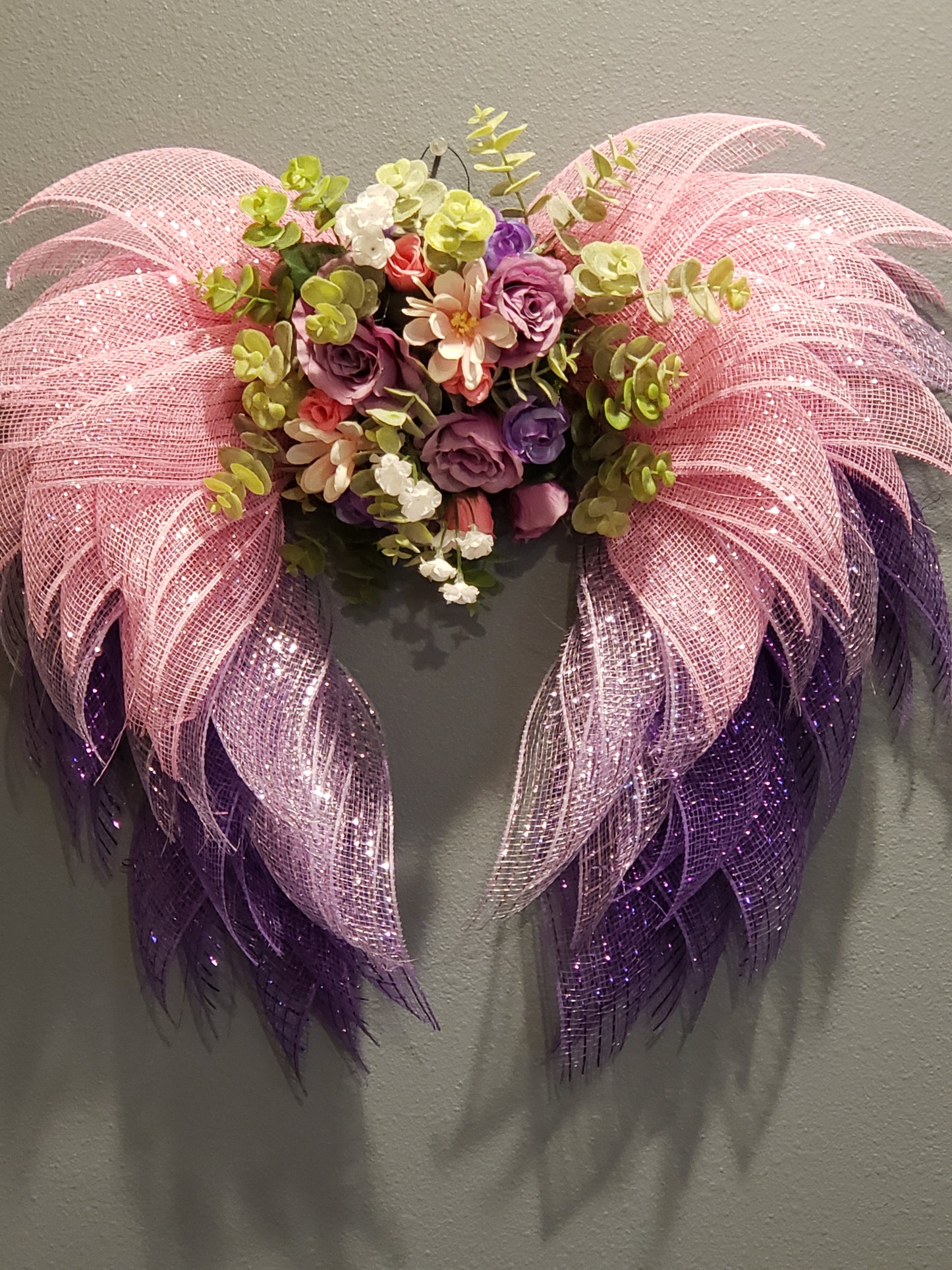 Angel Wings Pink and purple