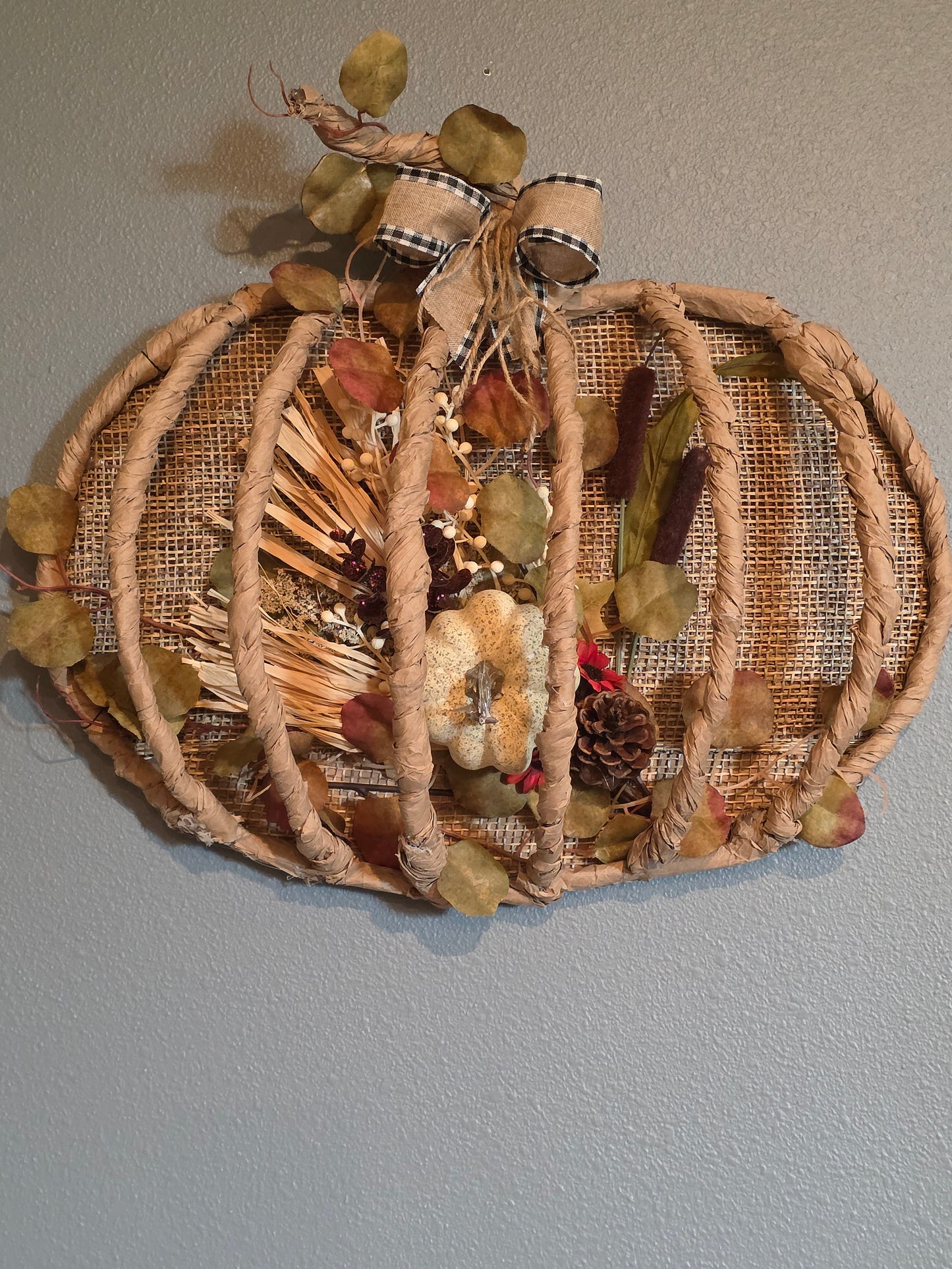 Fall pumpkin farmhouse wall decor