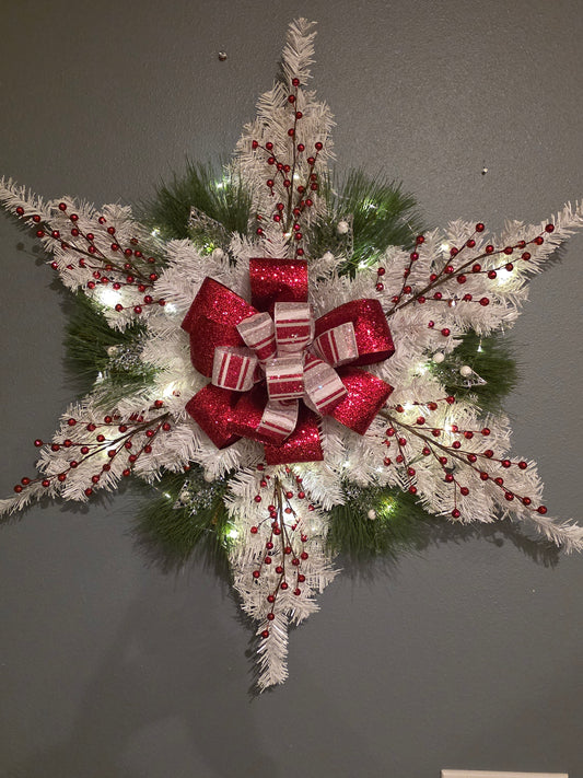 Red Bow snowflake