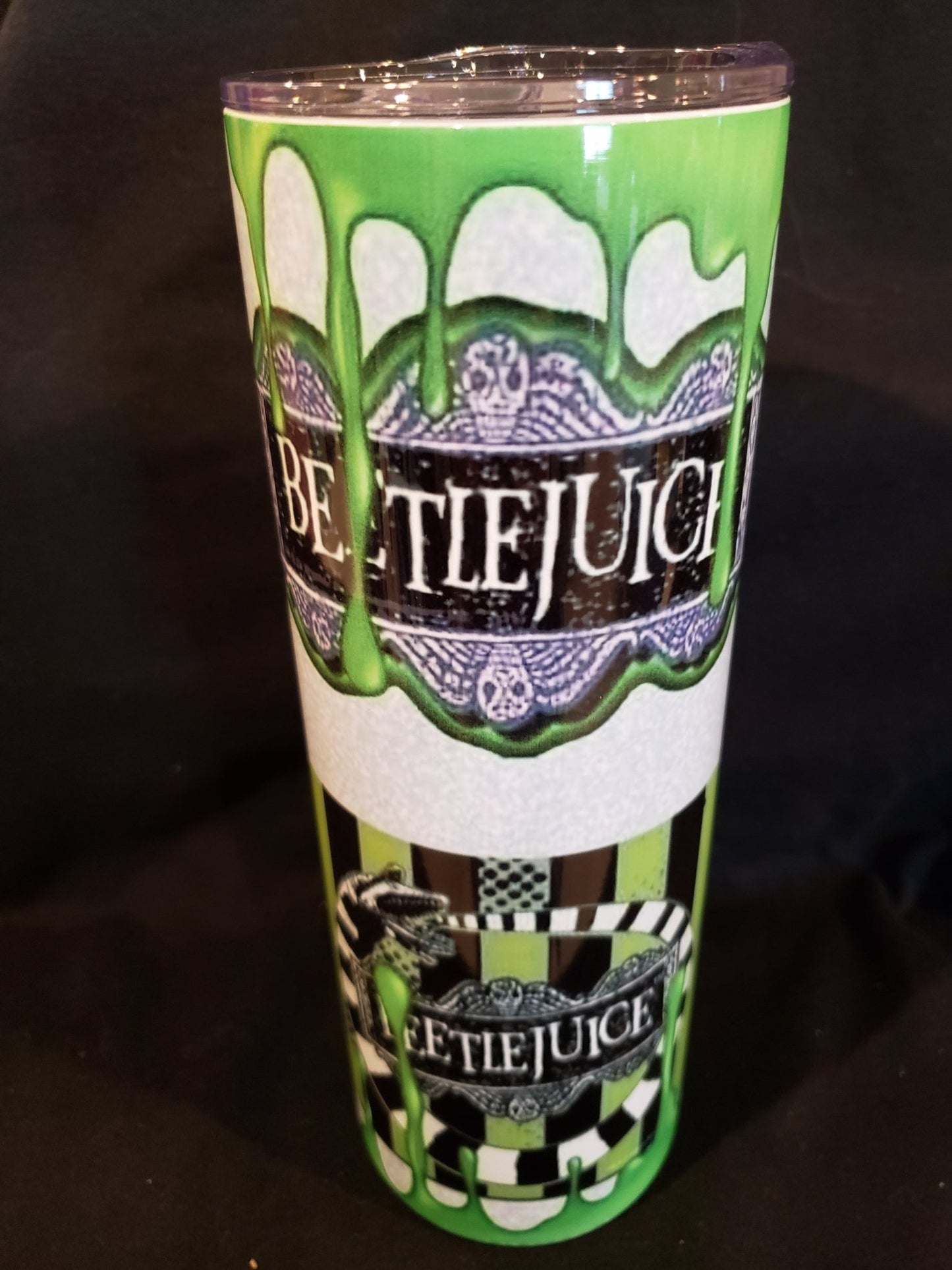 20oz skinny tumbler Beetlejuice - Wear What Boutique