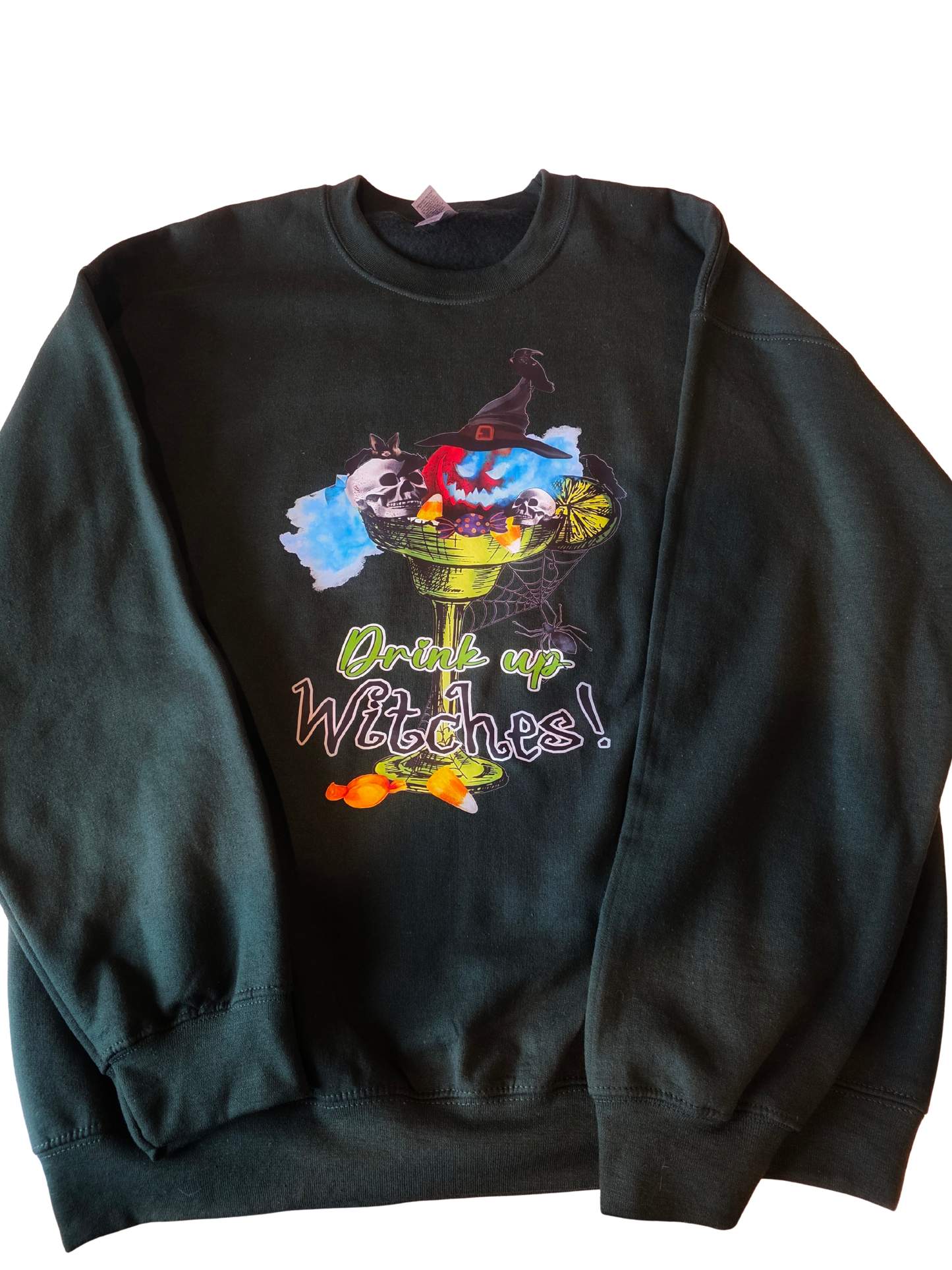 Drink up witches crewneck sweatshirt