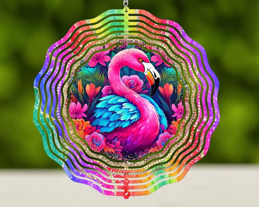 Wind spinner Flamingo 1