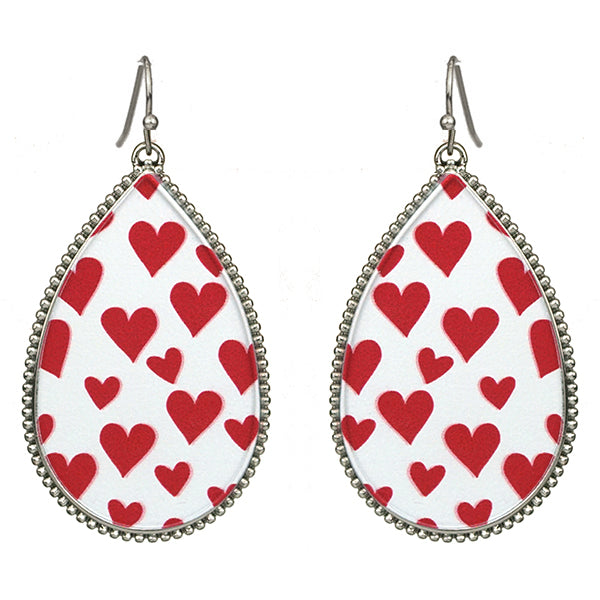 TEARDROP EARRINGS - HEARTS