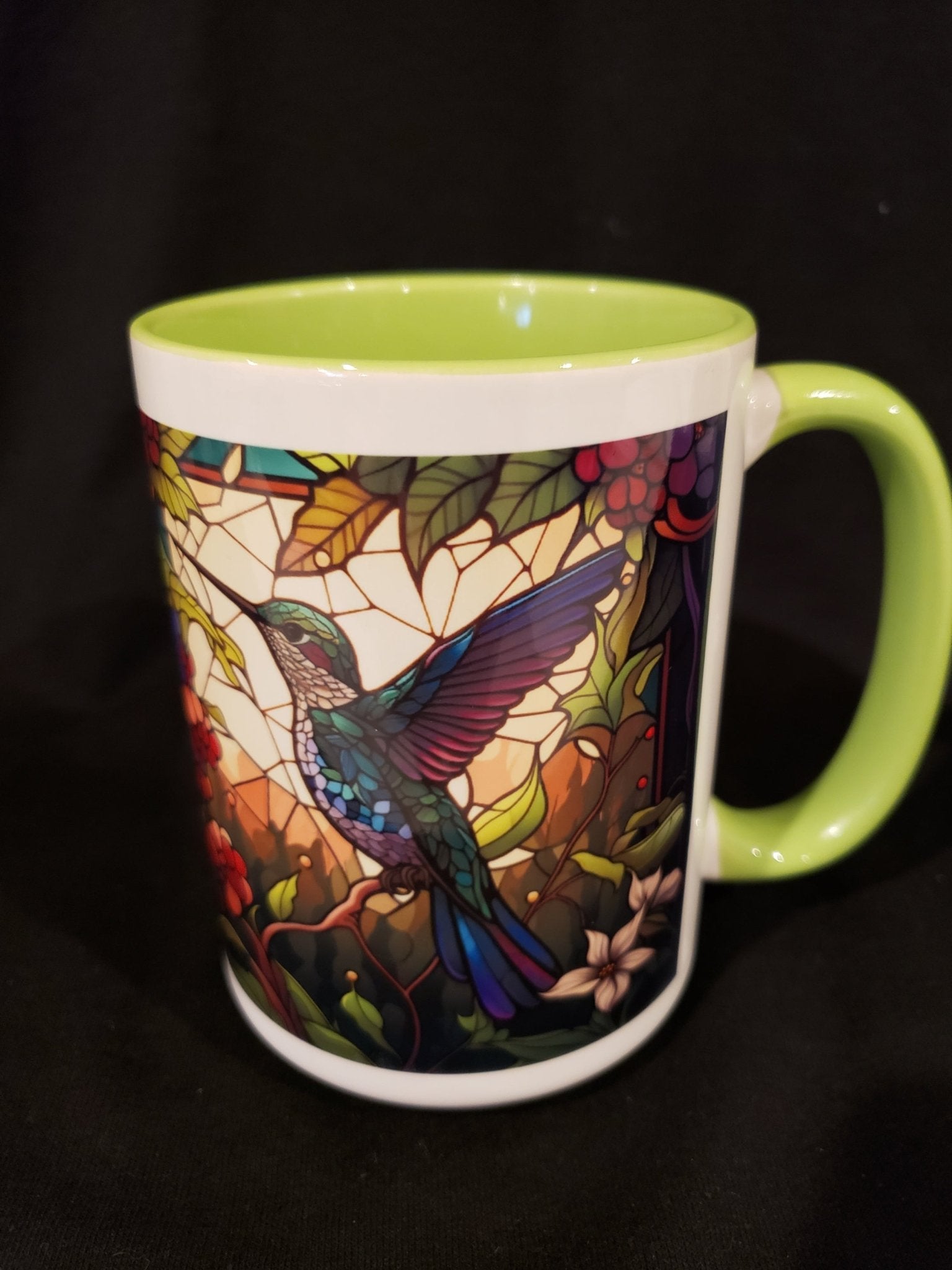 15oz Coffee Mug Hummingbird - Wear What Boutique