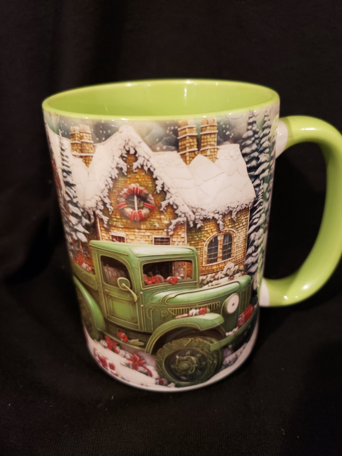 15oz coffee mug truck - Wear What Boutique