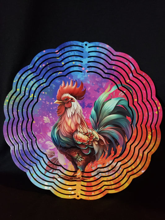 Wind spinner Rooster