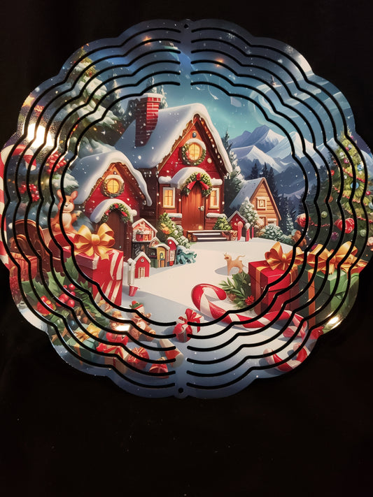 Wind Spinner Candy Cane Gingerbread