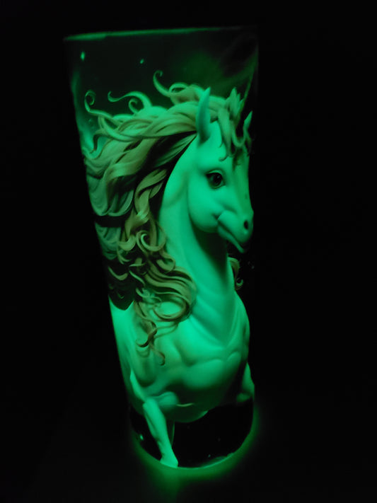 Glow in the dark unicorn