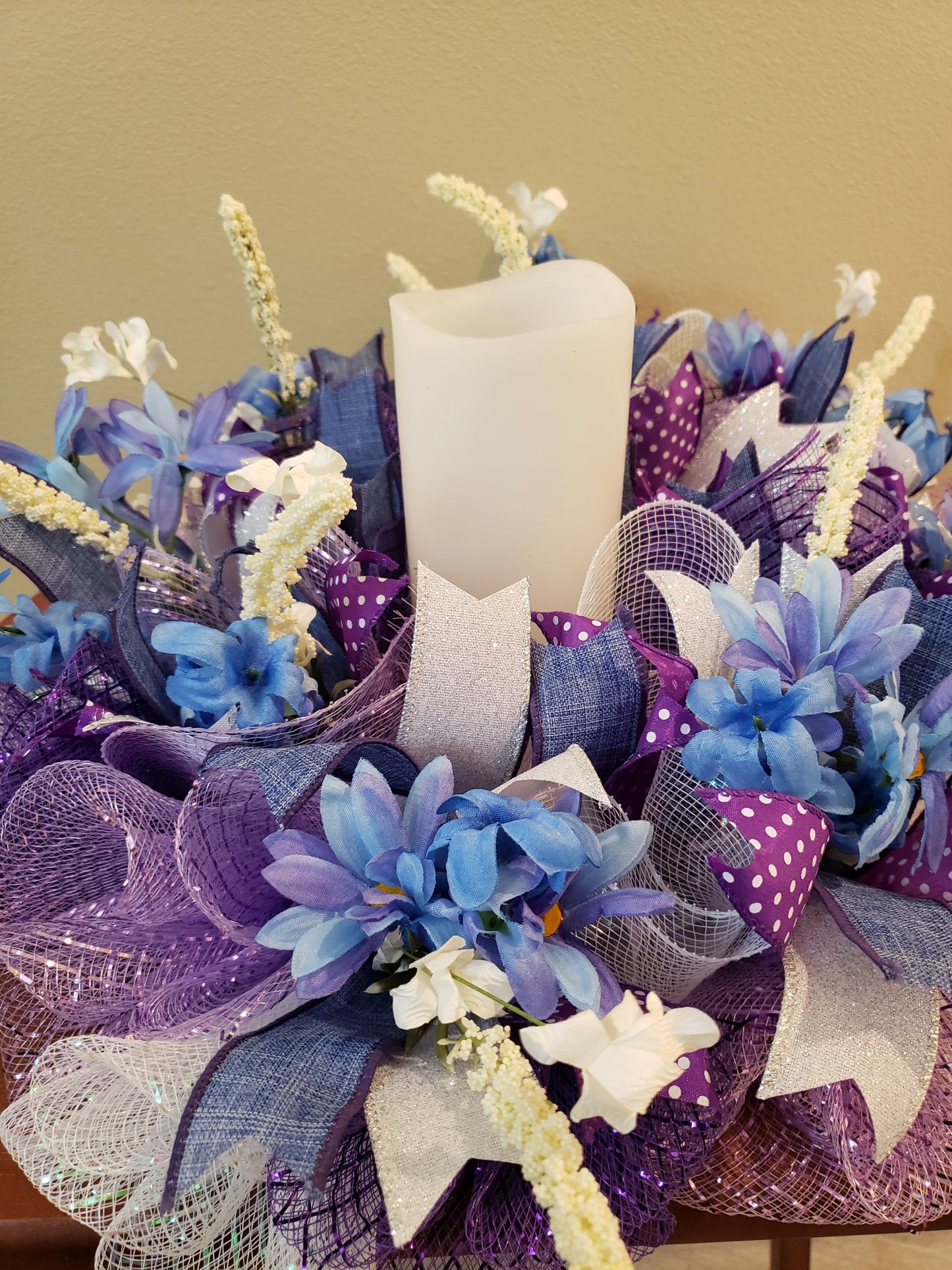 Centerpieces 3 different color opitions in Blue, Turquoise and Purple