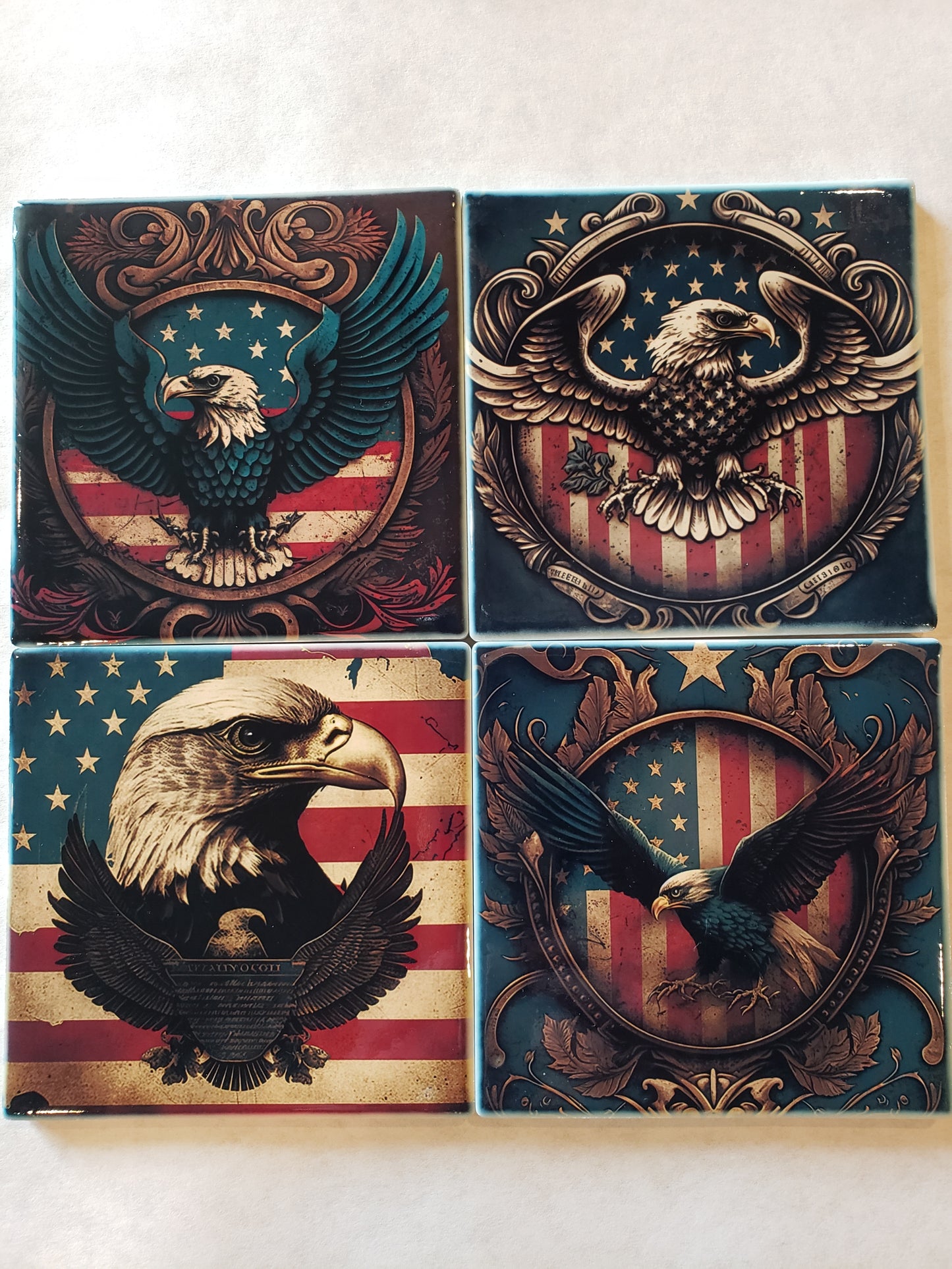 Ceramic Coasters patriotic