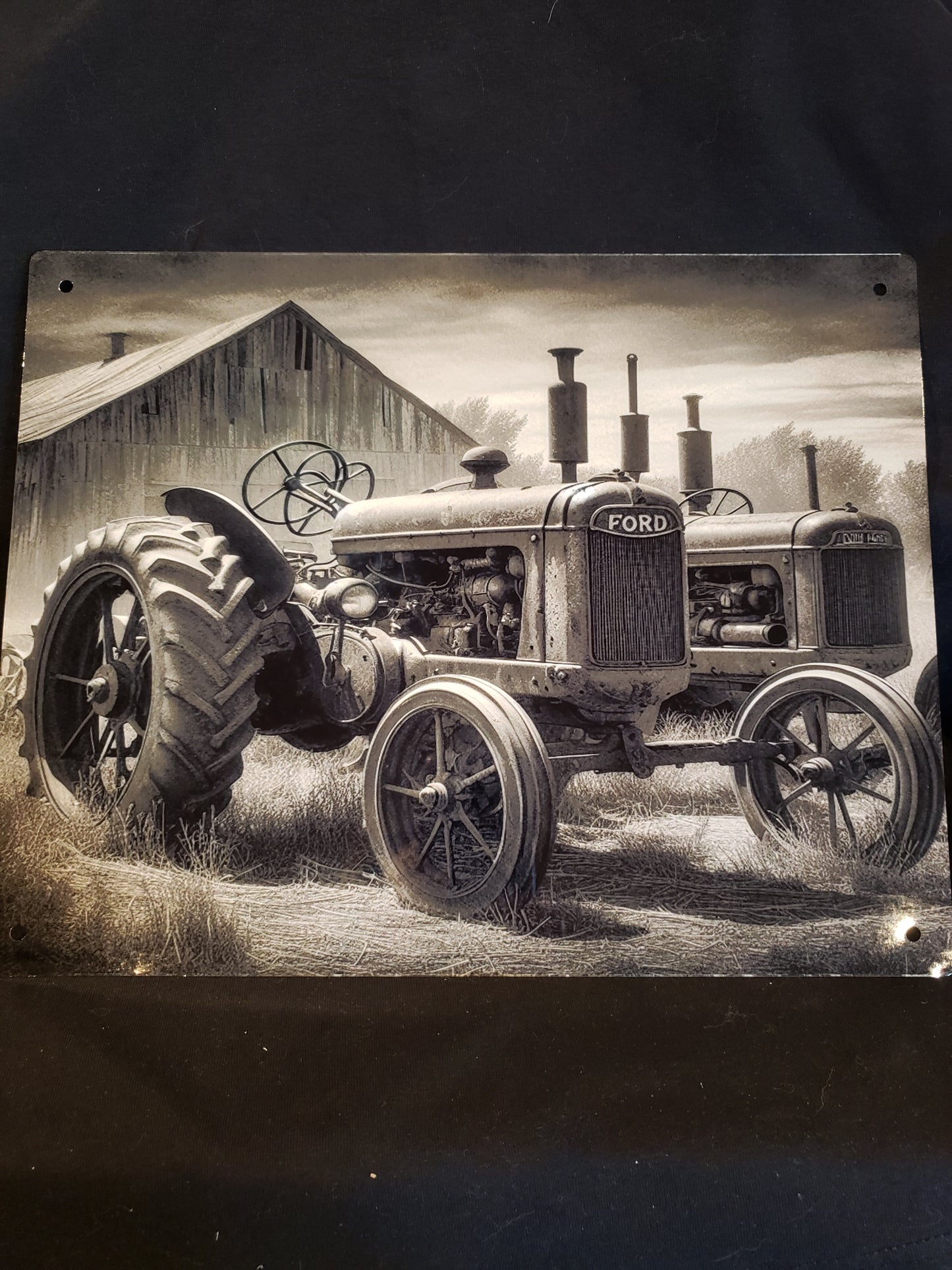 Metal Sign Ford Tractor