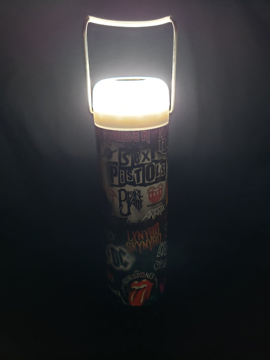 20oz Skinny lantern tumbler Rock & Roll