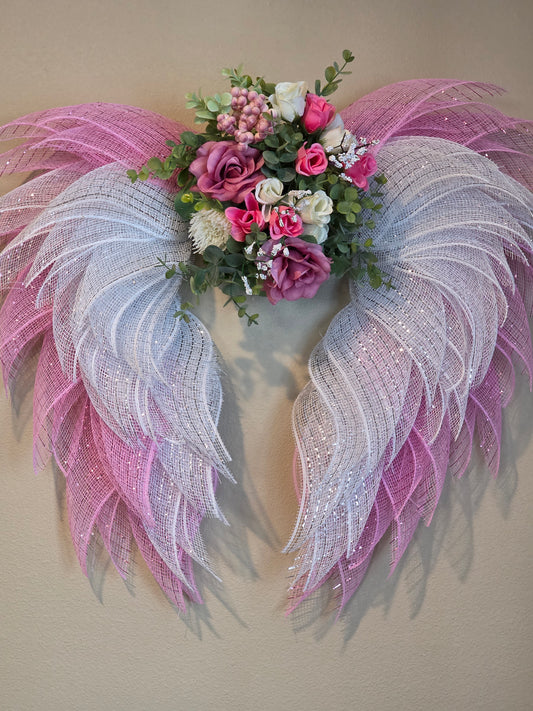 Outlined Angel wings