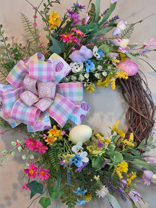 Grapevine Easter wreath