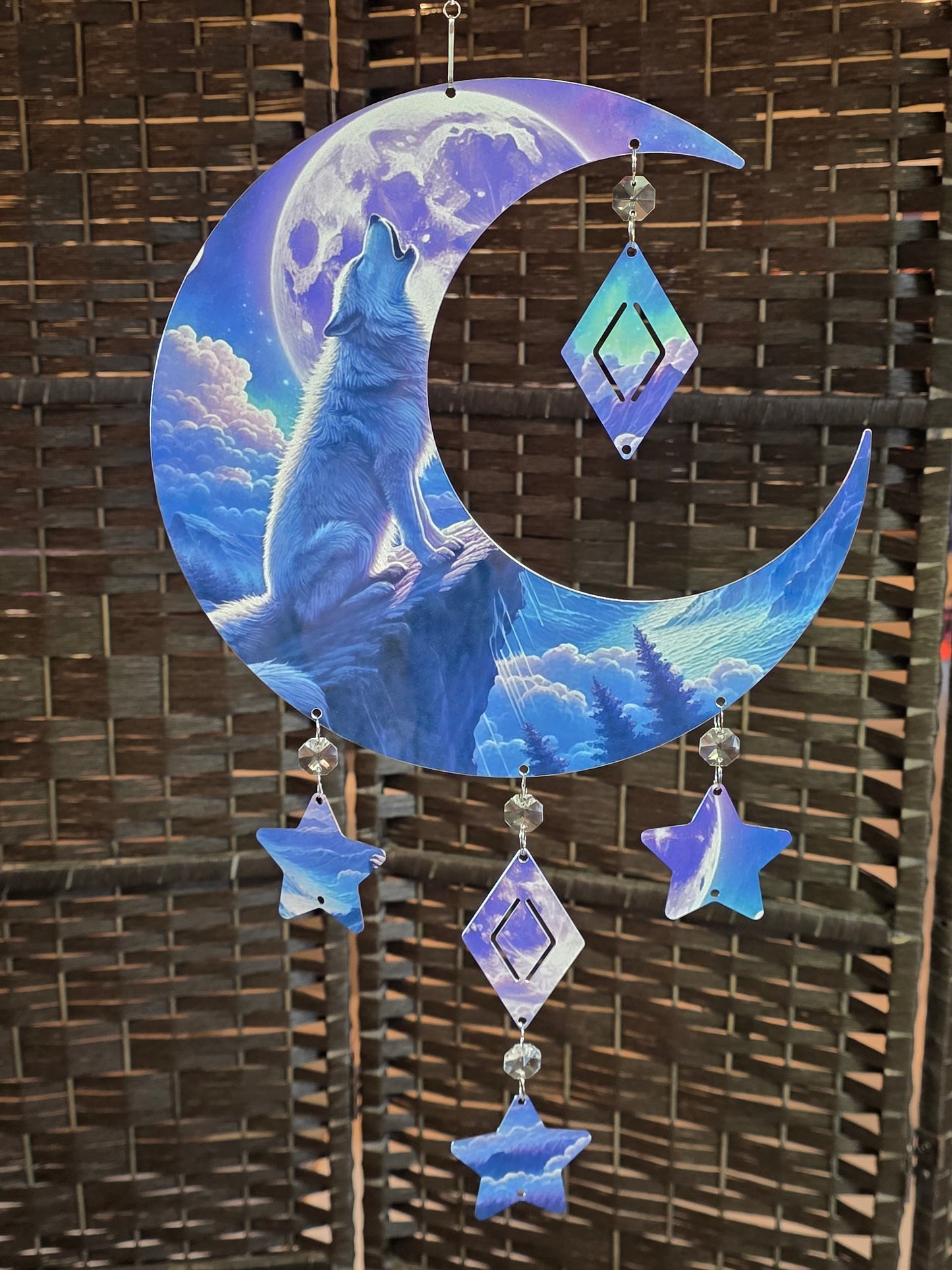 Moon wind spinner