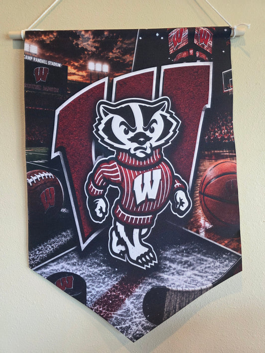Bucky Canvas Banner
