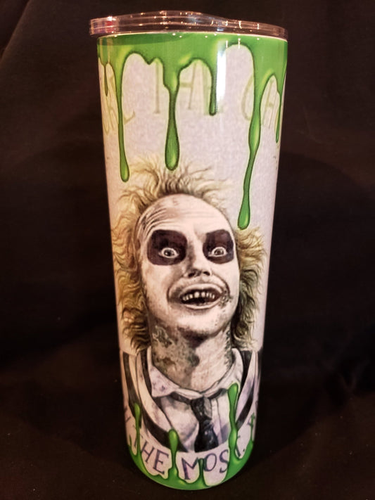 20oz skinny tumbler Beetlejuice - Wear What Boutique