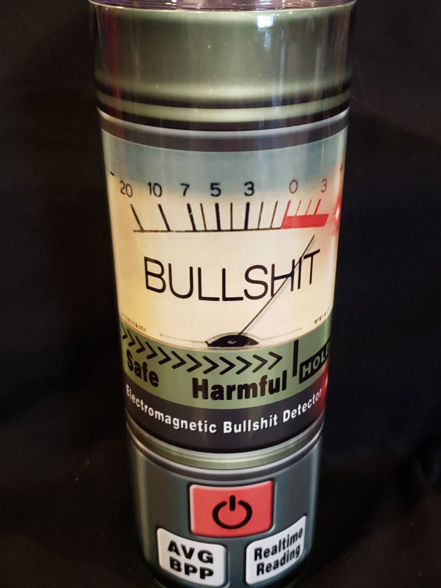 20oz skinny tumbler Bullsh** Meter - Wear What Boutique