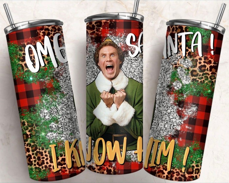 20oz Skinny Tumbler ELF - Wear What Boutique