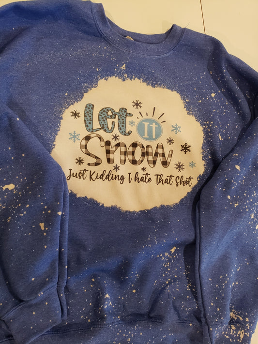 All shirts are unisex and poly blend.  No returns only if we sent wrong color,design or size. Wash inside out in cold water dry on low heat. No fabric softner should ever be used. The shirts are all hand bleached & made when ordered so processing time could be up to 3 weeks to get shipped. The back of shirt is not bleached If you like more of a form fit we recommend to size down. 